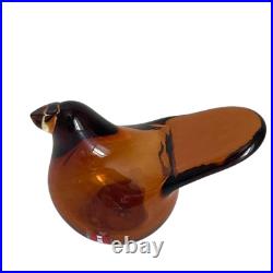 Iittala Birds by Oiva Toikka Finnish Glass Art Bird Figurine with box