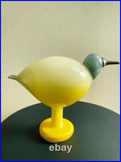 Iittala Birds by Oiva Toikka Helokki 2014 Limited to 200 Toikka Signed Yellow
