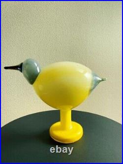 Iittala Birds by Oiva Toikka Helokki 2014 Limited to 200 Toikka Signed Yellow