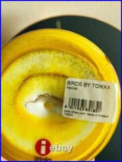 Iittala Birds by Oiva Toikka Helokki 2014 Limited to 200 Toikka Signed Yellow