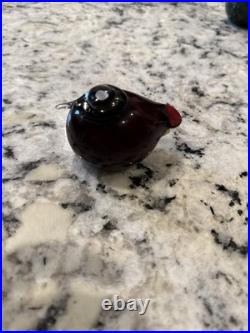 Iittala Birds by Oiva Toikka Little Tern in Cranberry Karpalo Puffball