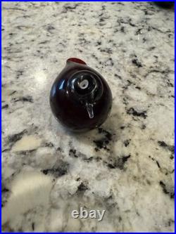 Iittala Birds by Oiva Toikka Little Tern in Cranberry Karpalo Puffball