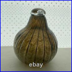 Iittala Birds by Toikka Collection Hand Blown Glass Peltopyy Figurine