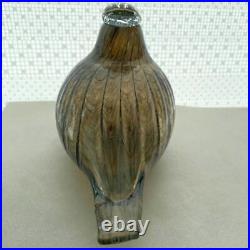 Iittala Birds by Toikka Collection Hand Blown Glass Peltopyy Figurine