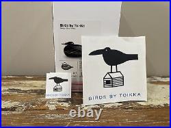 Iittala Birds by Toikka Finland Signed Oiva Toikka Whip poor will Art Glass Bird