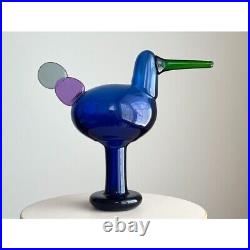 Iittala Birds by Toikka Kiikkuri Ultramarine Blue Limited Edition Figurine Used
