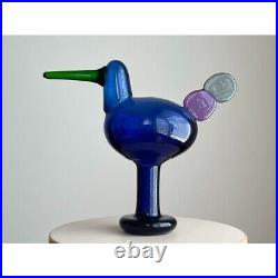 Iittala Birds by Toikka Kiikkuri Ultramarine Blue Limited Edition Figurine Used