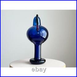 Iittala Birds by Toikka Kiikkuri Ultramarine Blue Limited Edition Figurine Used