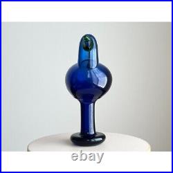 Iittala Birds by Toikka Kiikkuri Ultramarine Blue Limited Edition Figurine Used