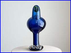 Iittala Birds by Toikka Kiikkuri Ultramarine Blue Oiva Design Limited Ed. USED