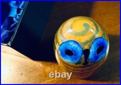 Iittala Birds by Toikka Little Barn Owl by Oiva Toikka Leadless Glass Japan Mint