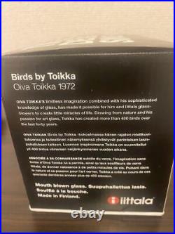 Iittala Birds by Toikka Little Barn Owl by Oiva Toikka Leadless glass RARE Japan