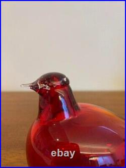 Iittala Birds by Toikka Little Turn Red