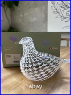 Iittala Birds by Toikka Mediator Dove White Clear