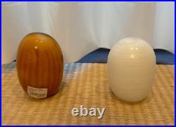 Iittala Birds by Toikka Nickname for grilled onigiri Owl Yellow Set of 2 Scope