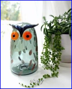 Iittala Birds by Toikka Owl Glass ornament