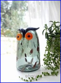 Iittala Birds by Toikka Owl Glass ornament