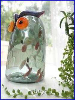 Iittala Birds by Toikka Owl Glass ornament