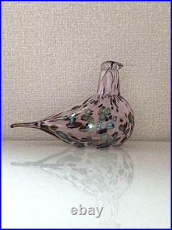 Iittala Birds by Toikka Reed Warbler OIVA TOIKKA W19.5×D9.3×H13cm Pink Luster