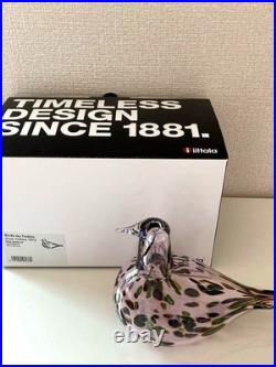 Iittala Birds by Toikka Reed Warbler OIVA TOIKKA W19.5×D9.3×H13cm Pink Luster