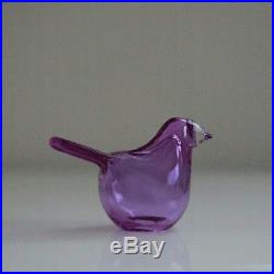 Iittala Birds by Toikka Sieppo Amethyst×Clear Special order Sold out with Box