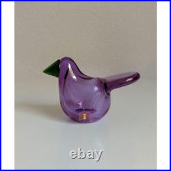 Iittala Birds by Toikka Sieppo Amethyst x green 1000 Limited Toikka 2015 OOP