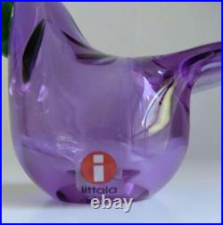 Iittala Birds by Toikka Sieppo Amethyst x green 1000 Limited Toikka 2015 OOP