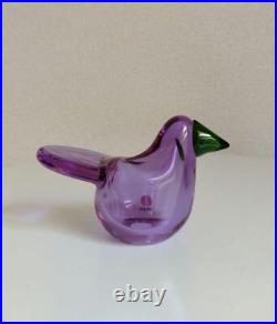 Iittala Birds by Toikka Sieppo Amethyst x green 1000 Limited Toikka 2015 OOP