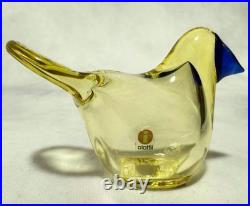 Iittala Birds by Toikka Sieppo Lemon Blue Oiva Toikka JAPAN USED