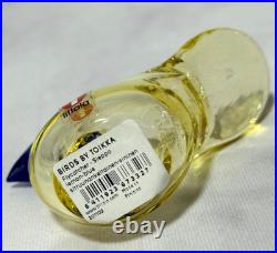 Iittala Birds by Toikka Sieppo Lemon Blue Oiva Toikka JAPAN USED