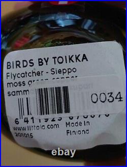 Iittala Birds by Toikka Sieppo Moss Green Copper