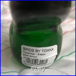 Iittala Birds by Toikka Sieppo Oiva Toikka SCOPE 2015 Japan Green / Brown #2