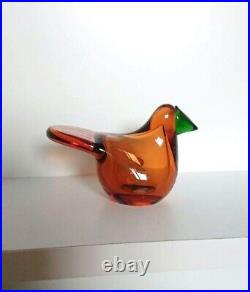 Iittala Birds by Toikka Sieppo Orange Green