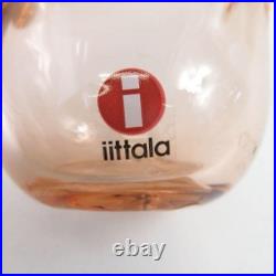 Iittala Birds by Toikka Sieppo Salmon Pink Glass Bird Nordic Finland Used Iittala Birds by Toikka Sieppo Salmon Pink Glass Bird Nordic Finland Used