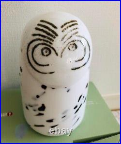 Iittala Birds by Toikka Snowy Owl Curious Mind of Oiva Toikka W3.9in H6.2in