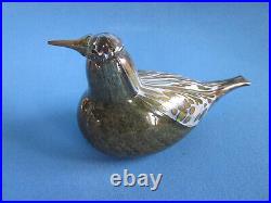 Iittala Birds by Toikka Song Thrush 1997 signed by artist