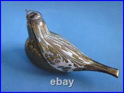 Iittala Birds by Toikka Song Thrush 1997 signed by artist