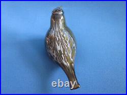 Iittala Birds by Toikka Song Thrush 1997 signed by artist