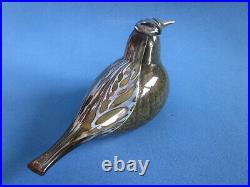 Iittala Birds by Toikka Song Thrush 1997 signed by artist