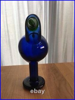 Iittala Birds by Toikka oiva scope Limited edition of 500 ultramarine blue