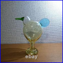 Iittala Birds scope bespoke sulo lemon 18cm/7H JAPAN USED Free Shipping