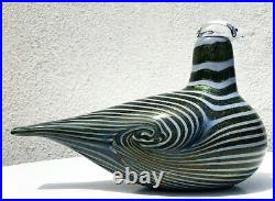 Iittala Finland Glass Oiva Toikka Nuutajarvi Long Tailed Duck Alli Bird Figure