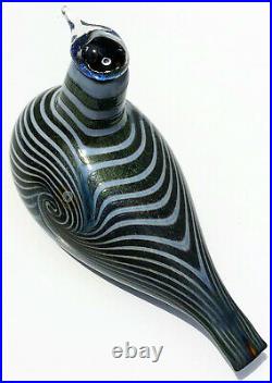 Iittala Finland Glass Oiva Toikka Nuutajarvi Long Tailed Duck Alli Bird Figure