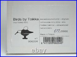 Iittala Finland OIVA TOIKKA Festive Catcher 2012 BIRDS BY TOIKKA
