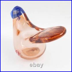Iittala Finland OIVA TOIKKA Sieppo Salmon pink CATCHER BIRDS BY TOIKKA Iittala Finland OIVA TOIKKA Sieppo Salmon pink CATCHER BIRDS BY TOIKKA