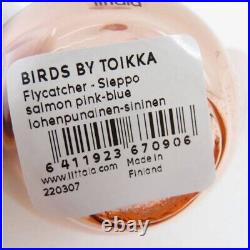 Iittala Finland OIVA TOIKKA Sieppo Salmon pink CATCHER BIRDS BY TOIKKA Iittala Finland OIVA TOIKKA Sieppo Salmon pink CATCHER BIRDS BY TOIKKA