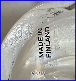 Iittala Finland Oiva Toikka Art Glass PALE MALE NYC Red-Tailed Hawk Limited Ed