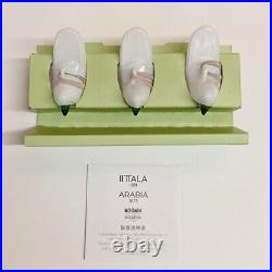 Iittala Glass Bird Ornament White 3 Set Oiva Toikka JAPAN NEW