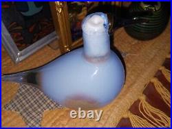 Iittala Glass Bird by O. Toikka Sky Curlew