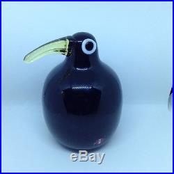 Iittala Glass Black Bird A Penttinen Scandinavian Art Glass
